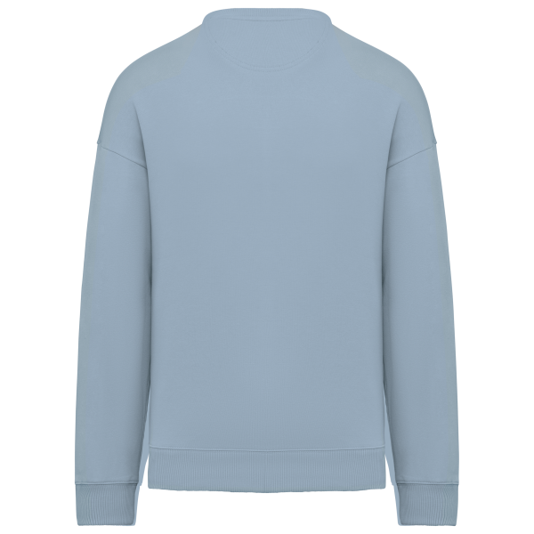 Sweat-shirt écoresponsable à col rond oversize unisexe – Image 14