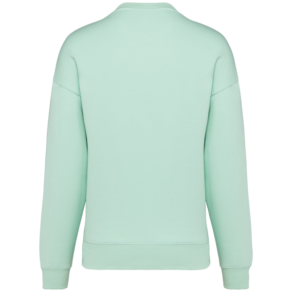 Sweat-shirt écoresponsable à col rond oversize unisexe – Image 18