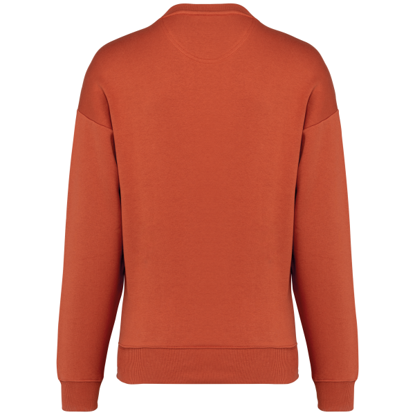 Sweat-shirt écoresponsable à col rond oversize unisexe – Image 20