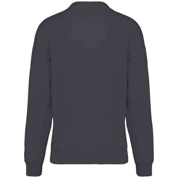 Sweat-shirt écoresponsable à col rond oversize unisexe – Image 24