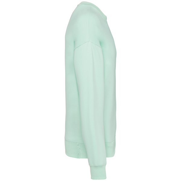 Sweat-shirt écoresponsable à col rond oversize unisexe – Image 19