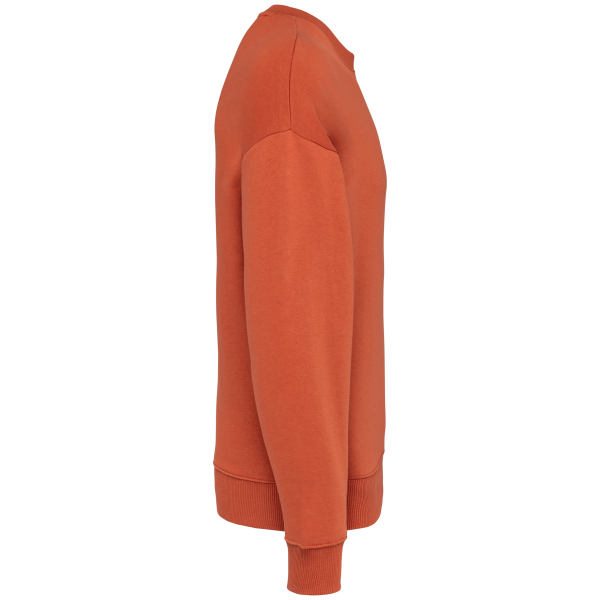 Sweat-shirt écoresponsable à col rond oversize unisexe – Image 21