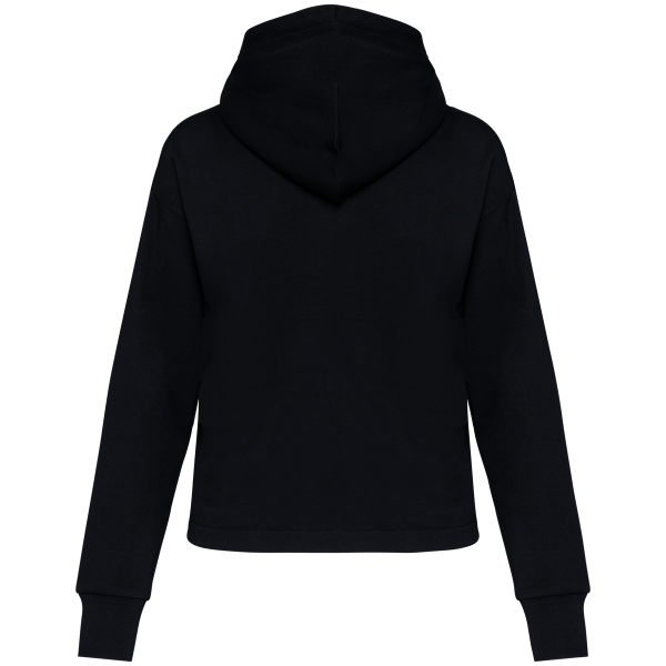 Sweat-shirt écoresponsable zippé à capuche French Terry femme – Image 10