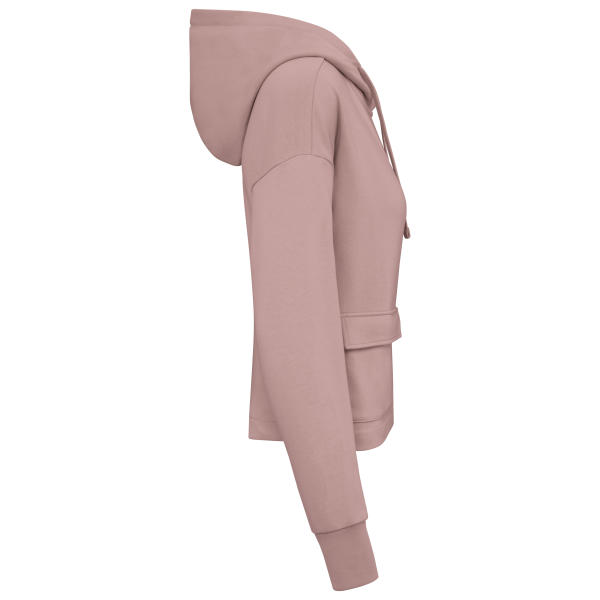 Sweat-shirt écoresponsable zippé à capuche French Terry femme – Image 19