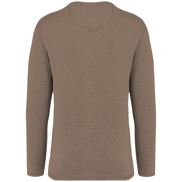 Sweat-shirt écoresponsable à col rond délavé French Terry unisexe – Image 9