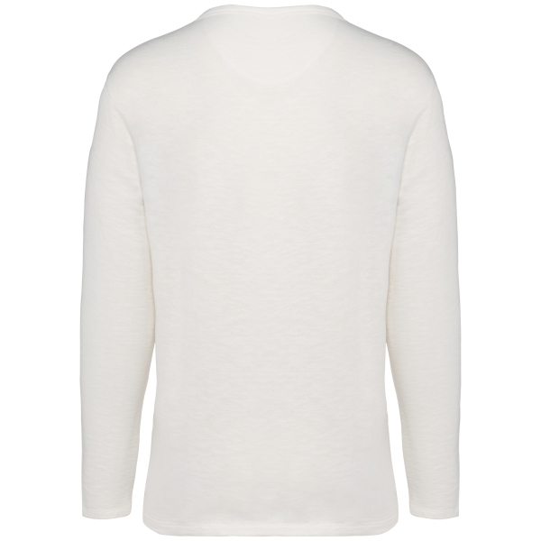Sweat-shirt écoresponsable à col rond délavé French Terry unisexe – Image 11