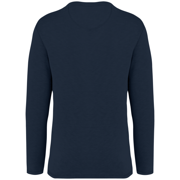 Sweat-shirt écoresponsable à col rond délavé French Terry unisexe – Image 15