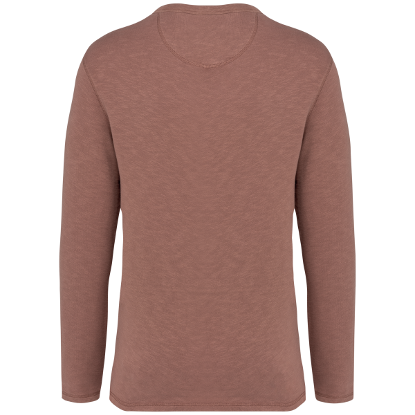 Sweat-shirt écoresponsable à col rond délavé French Terry unisexe – Image 19