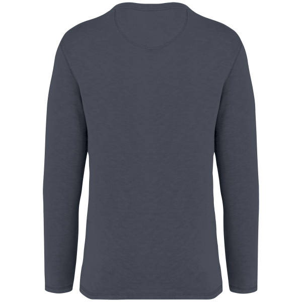 Sweat-shirt écoresponsable à col rond délavé French Terry unisexe – Image 21