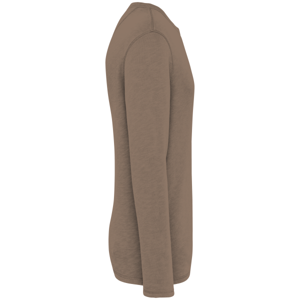 Sweat-shirt écoresponsable à col rond délavé French Terry unisexe – Image 10