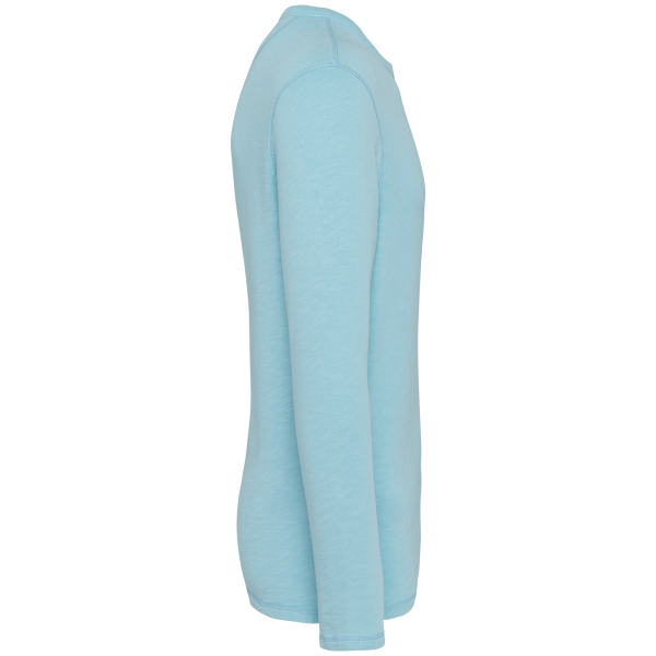 Sweat-shirt écoresponsable à col rond délavé French Terry unisexe – Image 18
