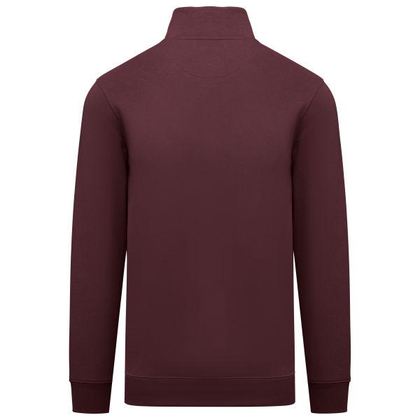 Sweat-shirt écoresponsable à col montant zippé homme – Image 11