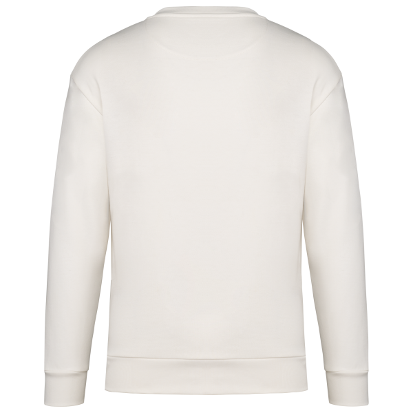 Sweat-shirt écoresponsable à col rond à épaules tombantes molleton gratté unisexe – Image 12