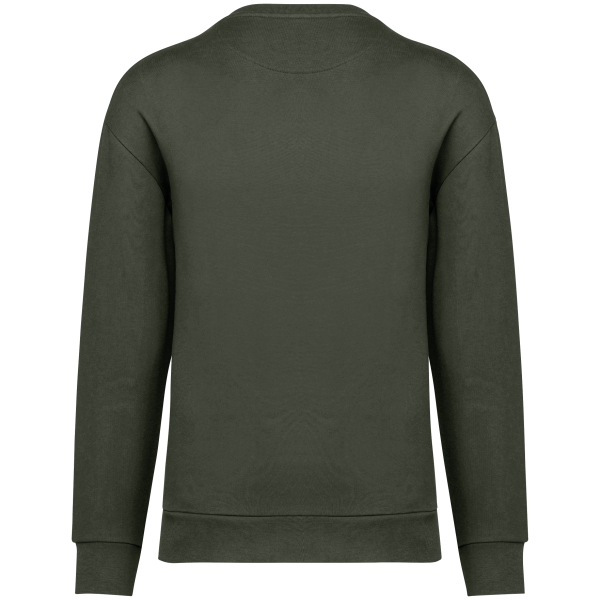 Sweat-shirt écoresponsable à col rond à épaules tombantes molleton gratté unisexe – Image 16