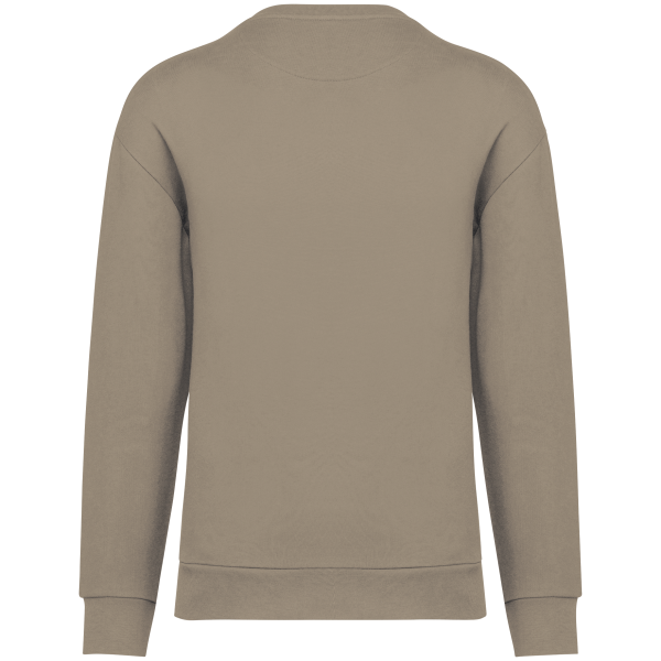 Sweat-shirt écoresponsable à col rond à épaules tombantes molleton gratté unisexe – Image 18