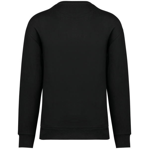 Sweat-shirt écoresponsable à col rond à épaules tombantes molleton gratté unisexe – Image 10
