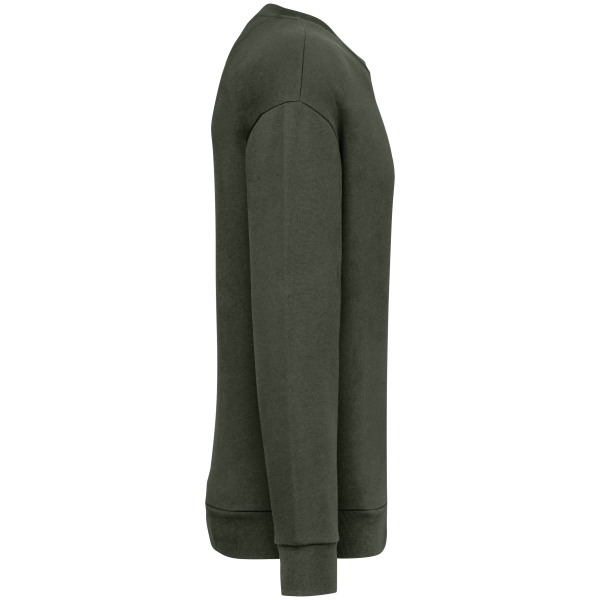 Sweat-shirt écoresponsable à col rond à épaules tombantes molleton gratté unisexe – Image 17