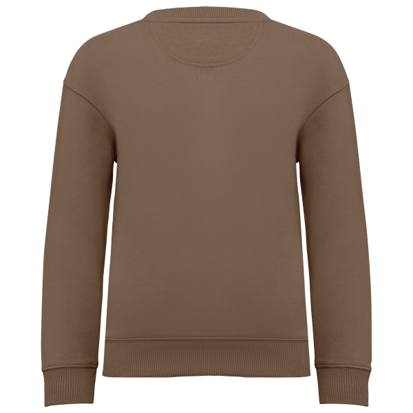 Sweat-shirt écoresponsable à col rond oversize enfant – Image 10