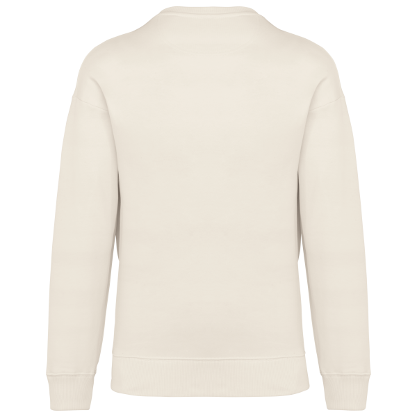 Sweat-shirt écoresponsable à col rond oversize unisexe – Image 11