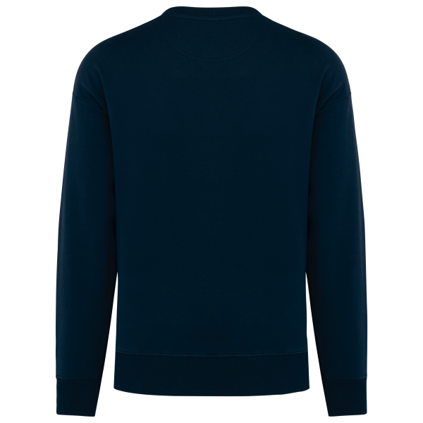 Sweat-shirt écoresponsable à col rond oversize unisexe – Image 13