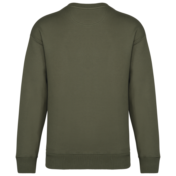 Sweat-shirt écoresponsable à col rond oversize unisexe – Image 15
