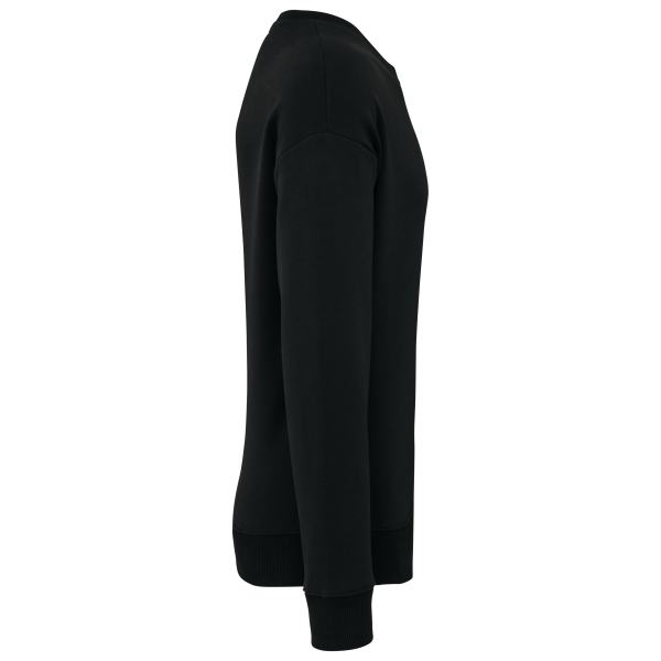 Sweat-shirt écoresponsable à col rond oversize unisexe – Image 10