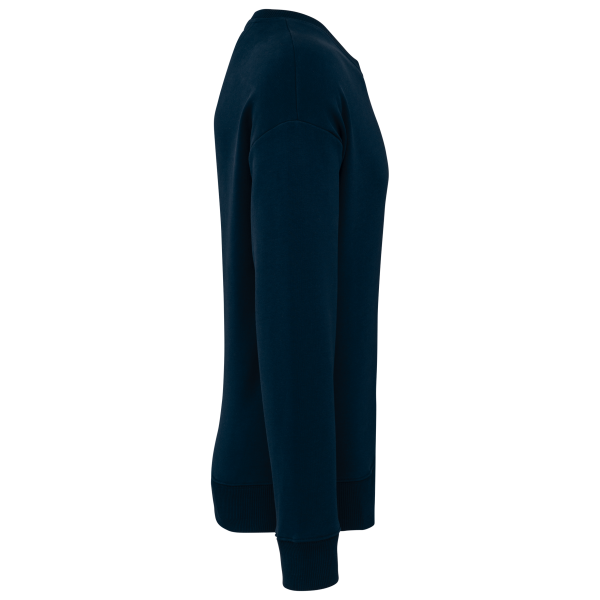 Sweat-shirt écoresponsable à col rond oversize unisexe – Image 14