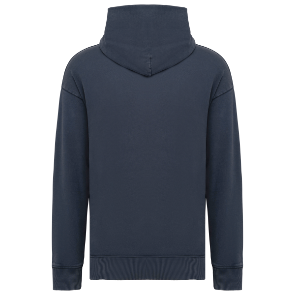 Sweat-shirt écoresponsable à capuche délavé oversize unisexe – Image 11