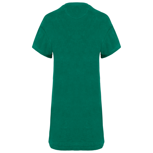 Robe t-shirt écoresponsable en éponge à épaules tombantes femme – Image 10