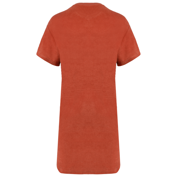 Robe t-shirt écoresponsable en éponge à épaules tombantes femme – Image 12
