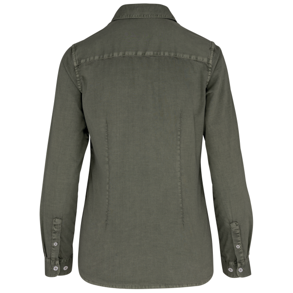 Chemise écoresponsable délavée femme – Image 15