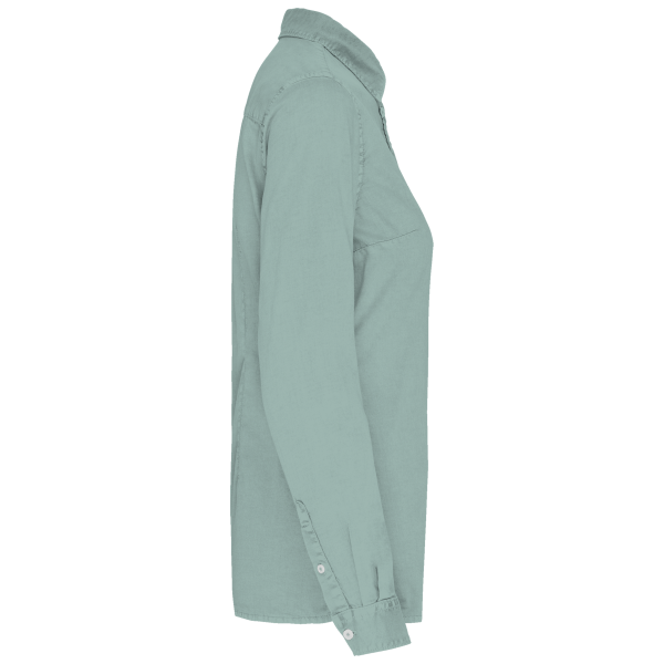 Chemise écoresponsable délavée femme – Image 10