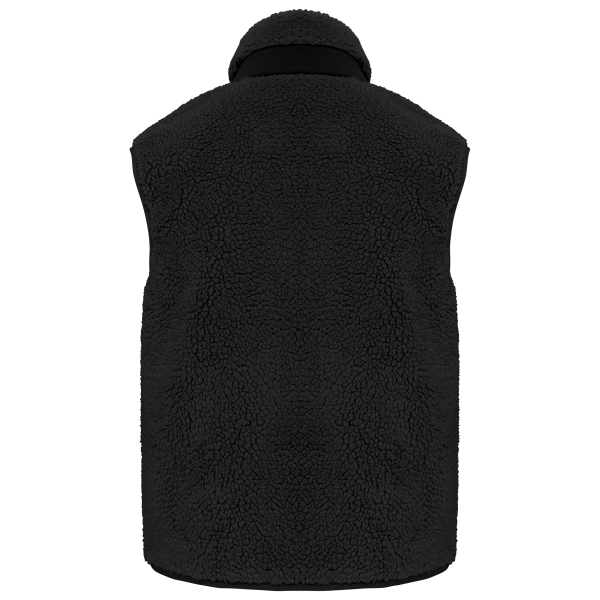 Bodywarmer écoresponsable en sherpa unisexe – Image 9