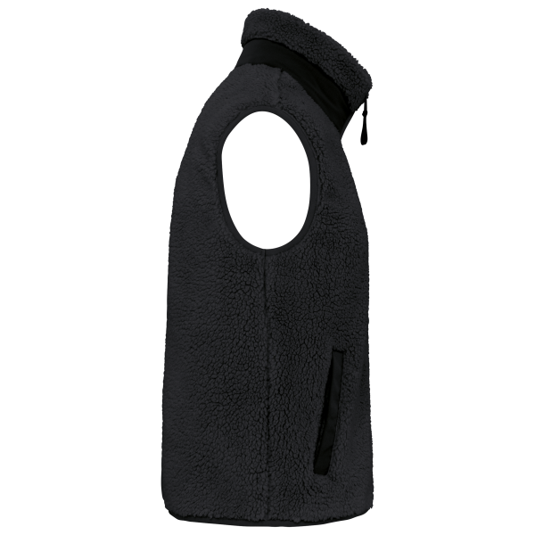 Bodywarmer écoresponsable en sherpa unisexe – Image 10