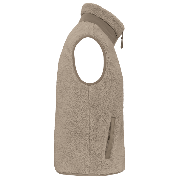 Bodywarmer écoresponsable en sherpa unisexe – Image 12