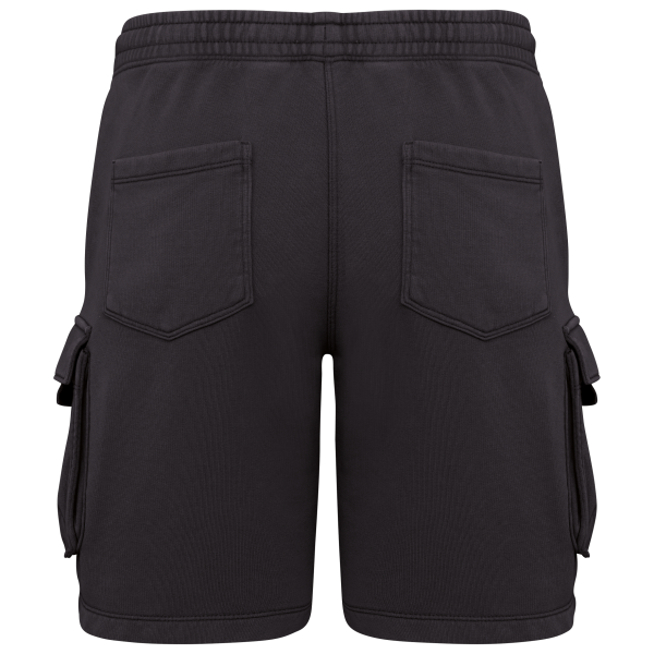 Short cargo écoresponsable délavé French Terry homme – Image 7