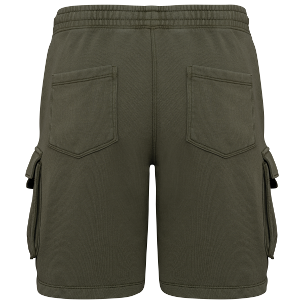 Short cargo écoresponsable délavé French Terry homme – Image 11