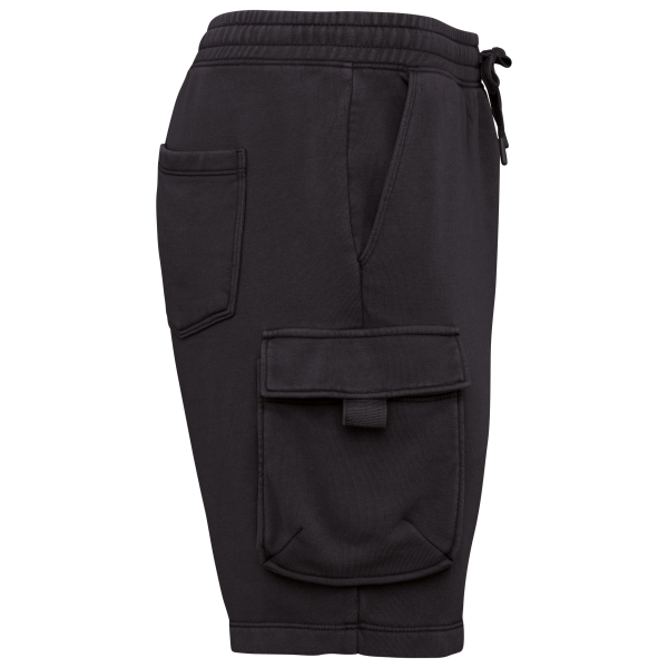 Short cargo écoresponsable délavé French Terry homme – Image 8