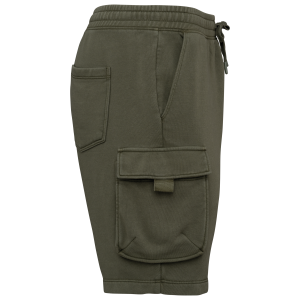 Short cargo écoresponsable délavé French Terry homme – Image 12