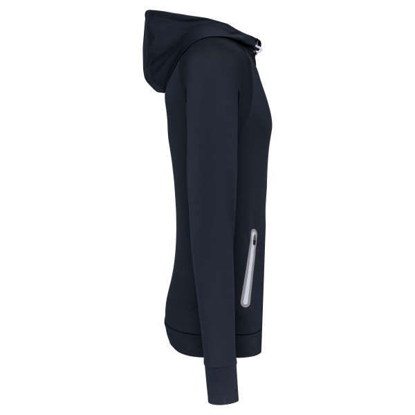 Sweat-shirt à capuche 1/4 zip sport unisexe – Image 14