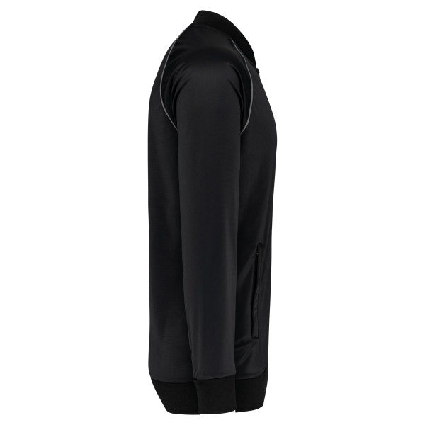 Veste de survêtement zippée avec liseré unisexe – Image 23