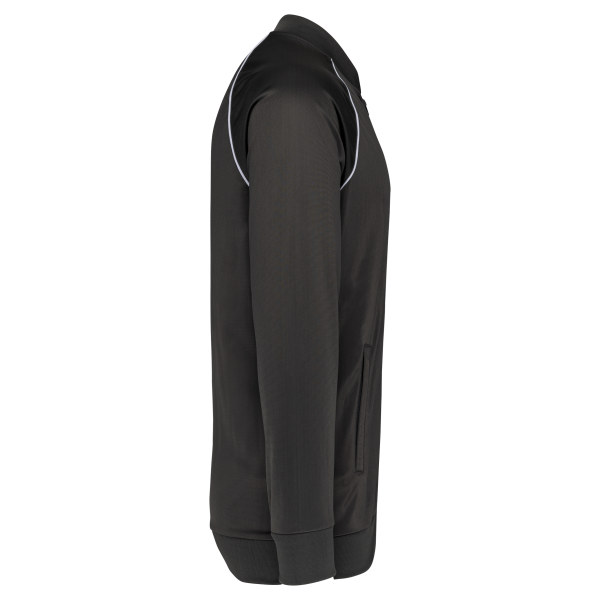 Veste de survêtement zippée avec liseré unisexe – Image 25