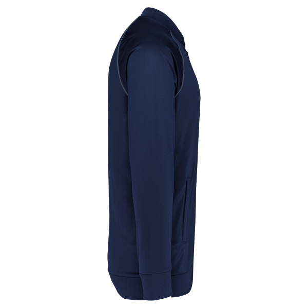 Veste de survêtement zippée avec liseré unisexe – Image 31