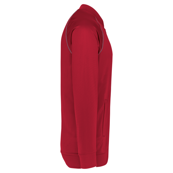 Veste de survêtement zippée avec liseré unisexe – Image 33