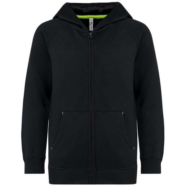 Veste zippée à capuche enfant
