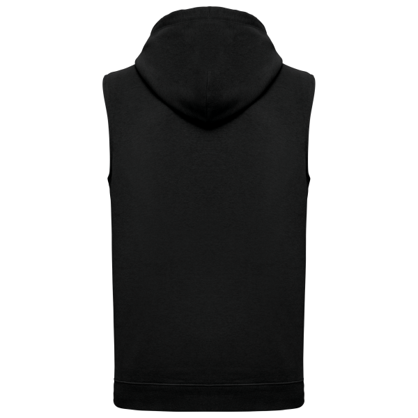 Sweat-shirt à capuche sans manches unisexe – Image 6