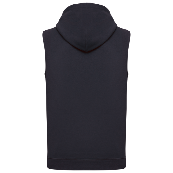 Sweat-shirt à capuche sans manches unisexe – Image 8