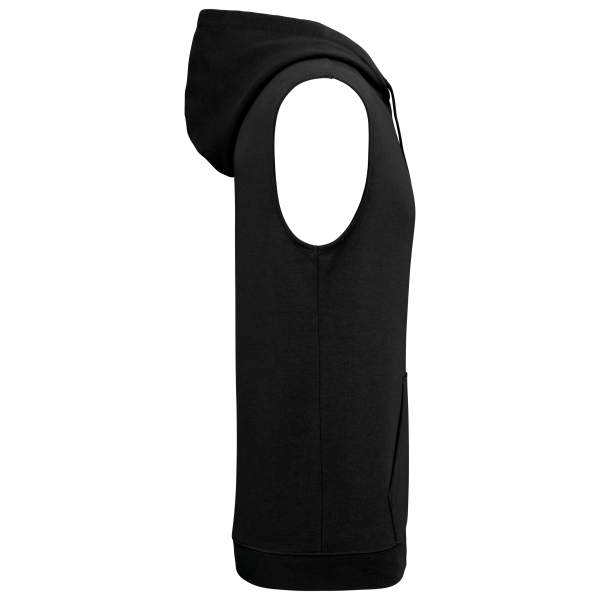 Sweat-shirt à capuche sans manches unisexe – Image 7