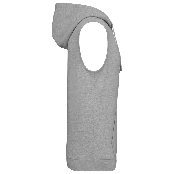 Sweat-shirt à capuche sans manches unisexe – Image 11