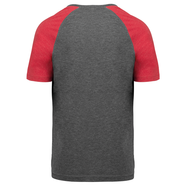 T-shirt triblend bicolore sport manches courtes unisexe – Image 30